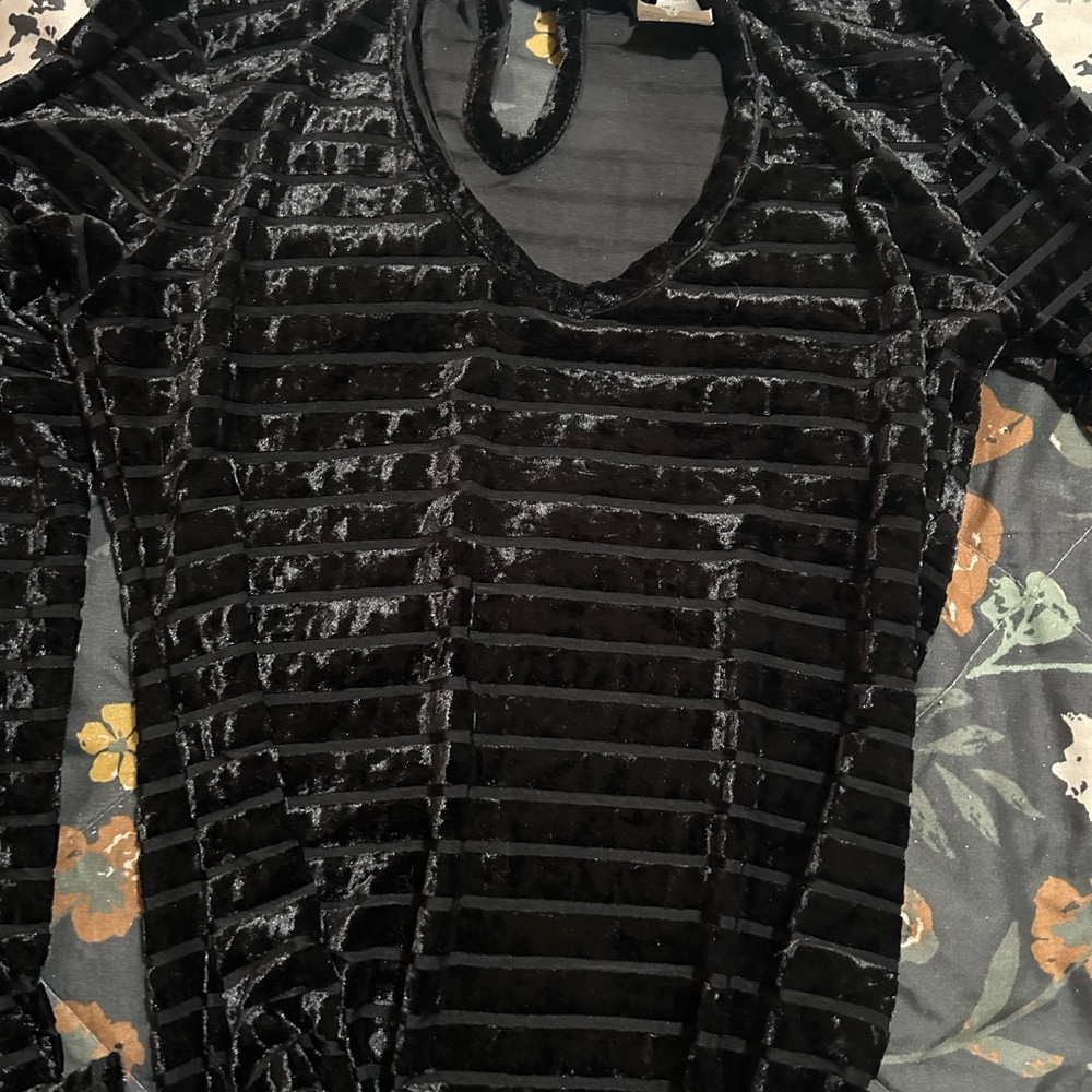 St. John Elegant Black Velvet Garment